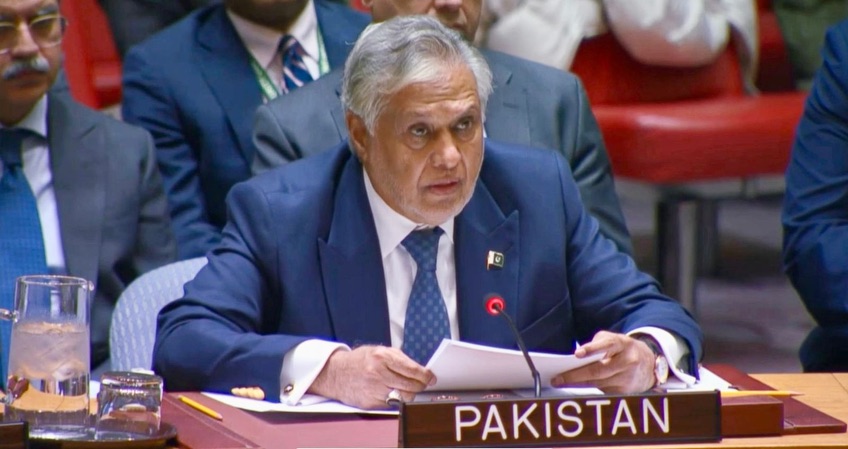 نائب وزیرِ اعظم سینیٹر محمد اسحاق ڈارکی فلسطین سے متعلق اقوامِ متحدہ کی سلامتی کونسل کے اعلیٰ سطح اجلاس میں شرکت