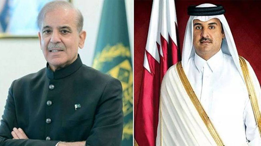 وزیر اعظم شہباز شریف اور امیر قطر شیخ تمیم بن حمد الثانی کے درمیان ٹیلیفونک رابطہ، ماہِ رمضان کی آمد پر مبارکباد