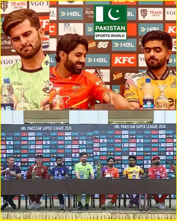 پی ایس ایل ٹیموں کے کپتانوں کی مشترکہ پریس کانفرنس