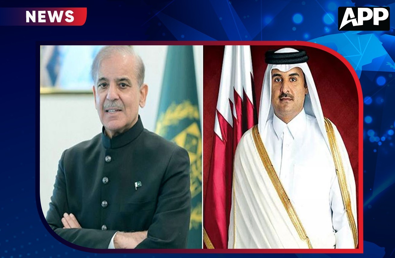 وزیر اعظم شہباز شریف کا قطر ی امیر شیخ تمیم بن حمد الثانی سے ٹیلی فونک رابطہ، پاکستان کی طرف سے مکمل یکجہتی اور حمایت کا یقین دلایا