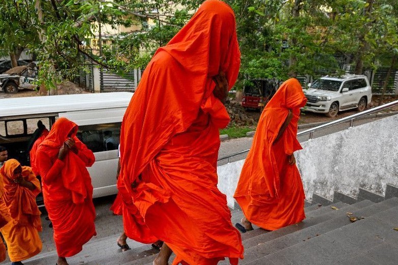 Buddhist monks arrested
