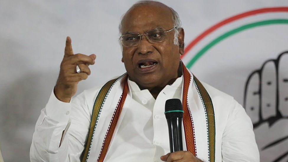 Congress leader Arjun Kharge