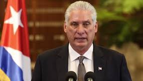 Cuban President Miguel Diaz-Canel