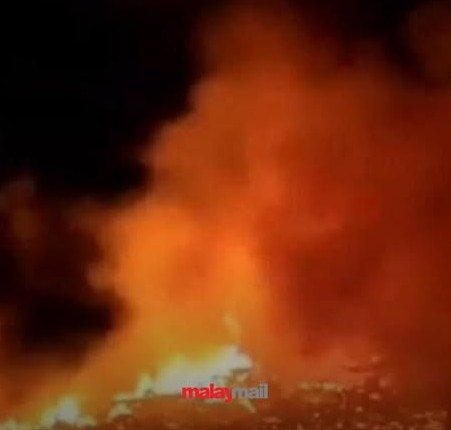 Fire in Malaysia