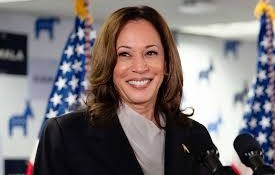 Former US Vice President Kamala Harris
