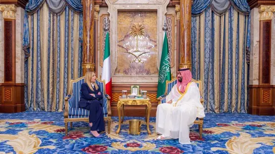 Italian Prime Minister meets Saudi Crown Prince