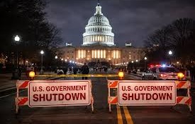 Partial shutdown in America