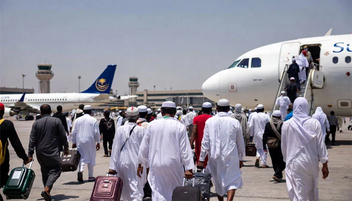 First Hajj flight