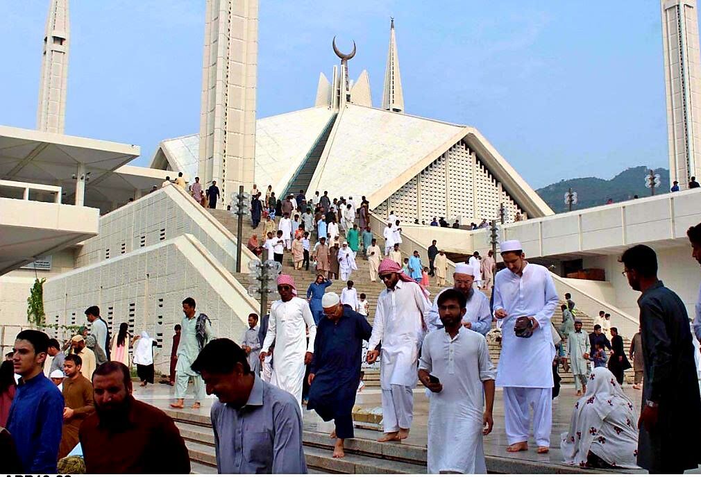 اسلام آباد میں عیدالاضحیٰ مذہبی جوش و جذ بہ سے منائی گئی