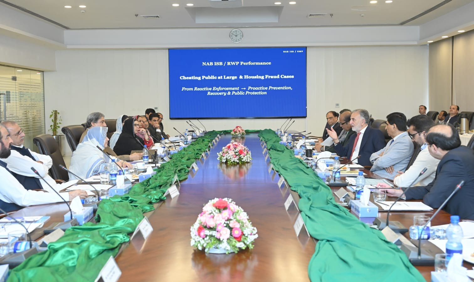 نیب کی 14.485 ٹریلین روپے ریکوری، سینیٹ قائمہ کمیٹی کو ہائوسنگ سیکٹر اصلاحات پر بریفنگ