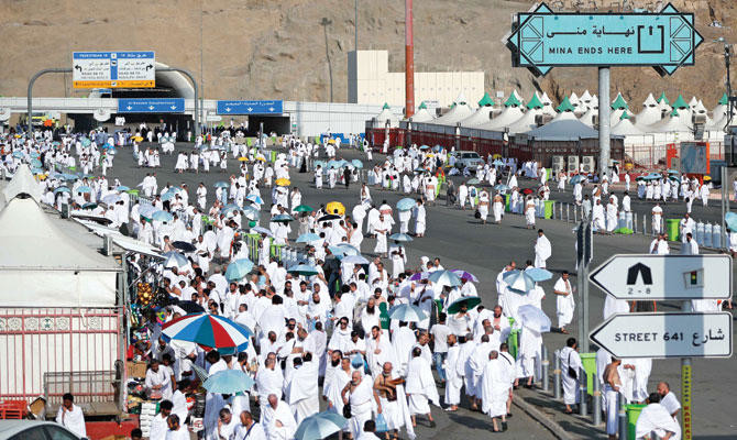 Grand operational movement from Mecca to Mina