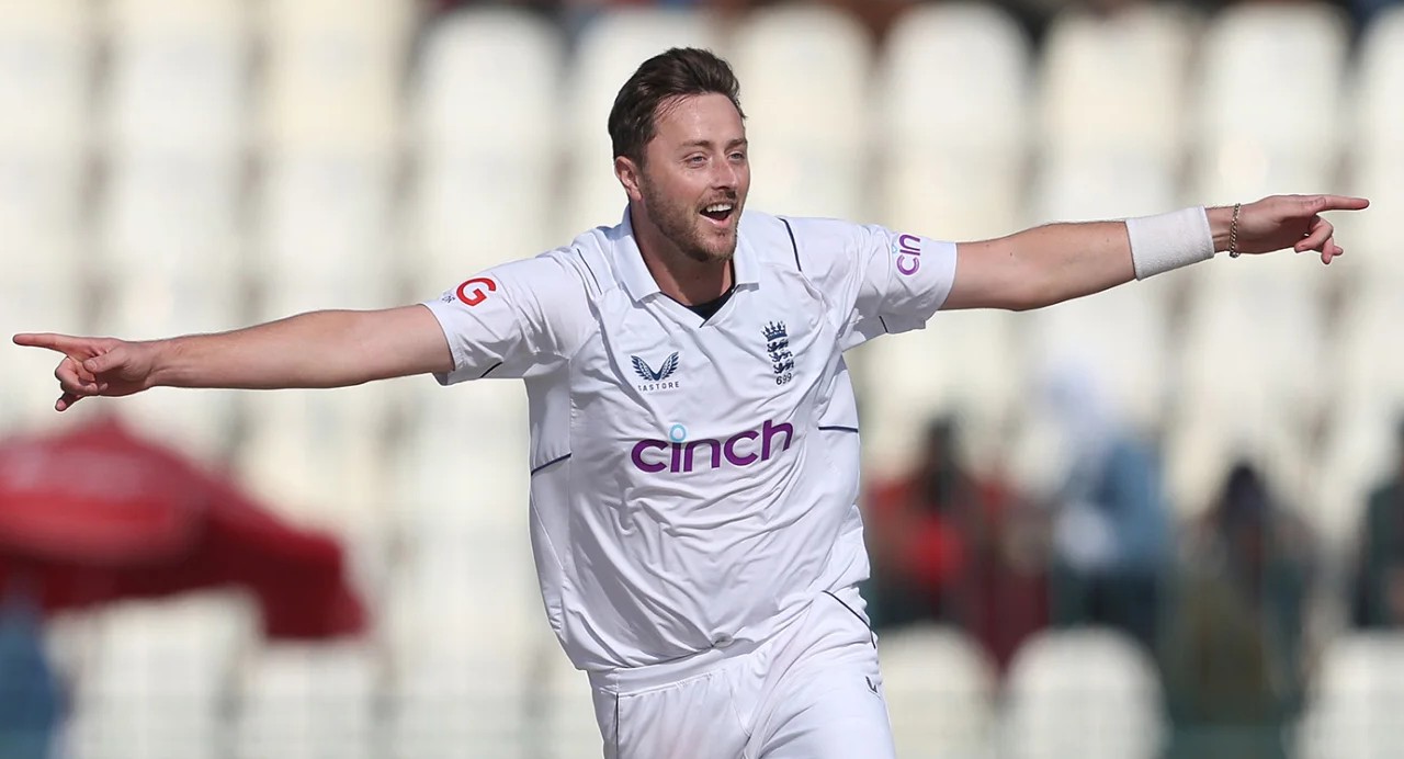England fast bowler Ollie Robinson