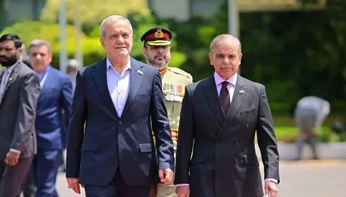 ایران کے صدر ڈاکٹر مسعود پزشکیان کے اعزاز میں استقبالیہ تقریب