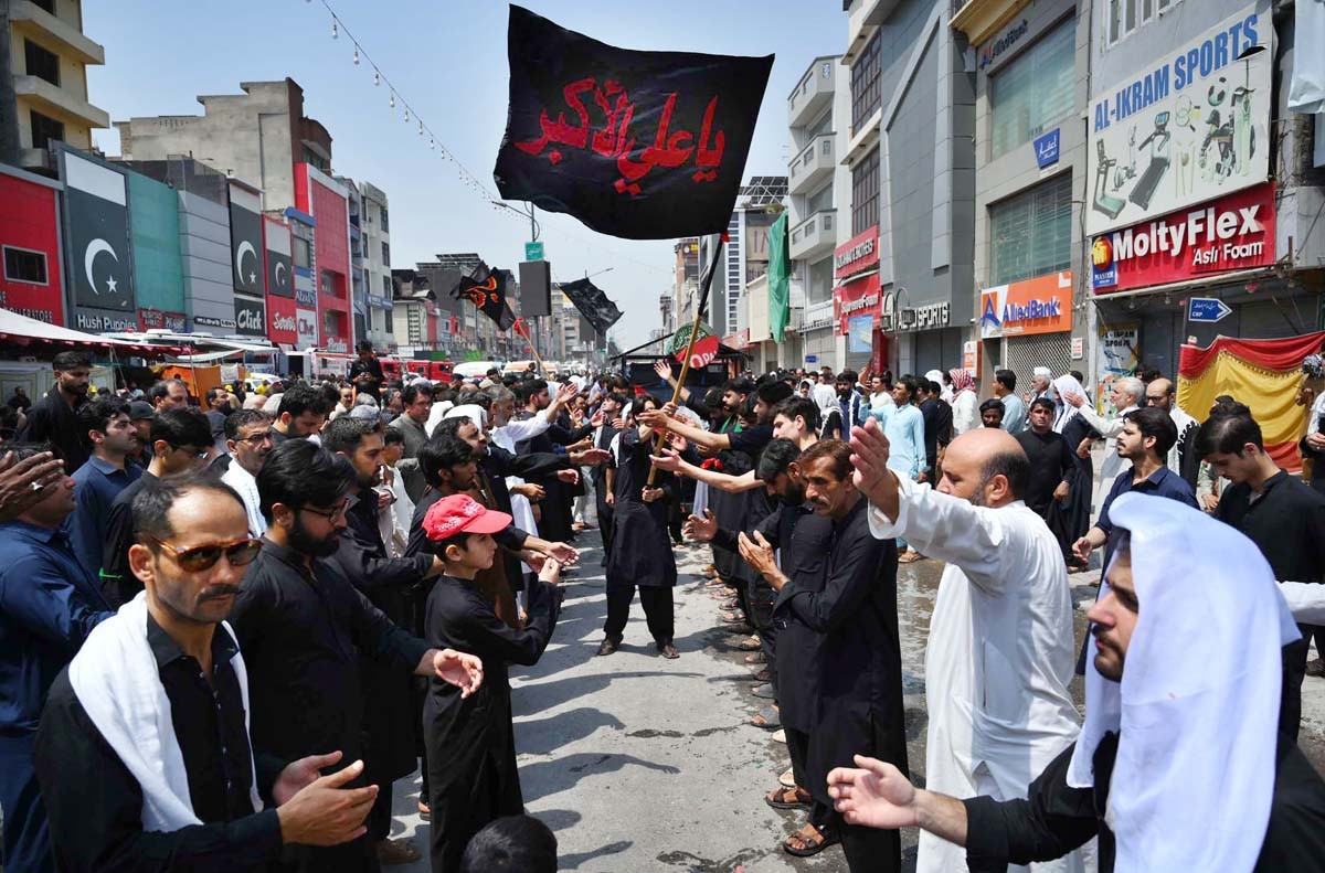 پشاور: یومِ عاشورہ، شبیہ ذوالجناح کے 12 جلوس، سکیورٹی کے غیرمعمولی انتظامات