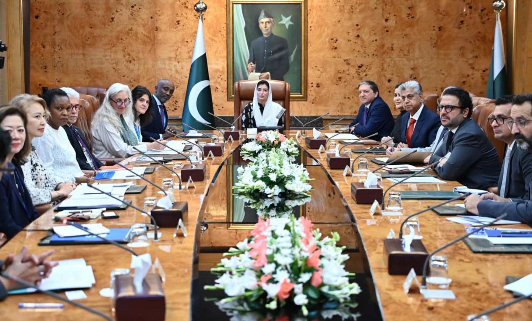 First Lady Aseefa Bhutto