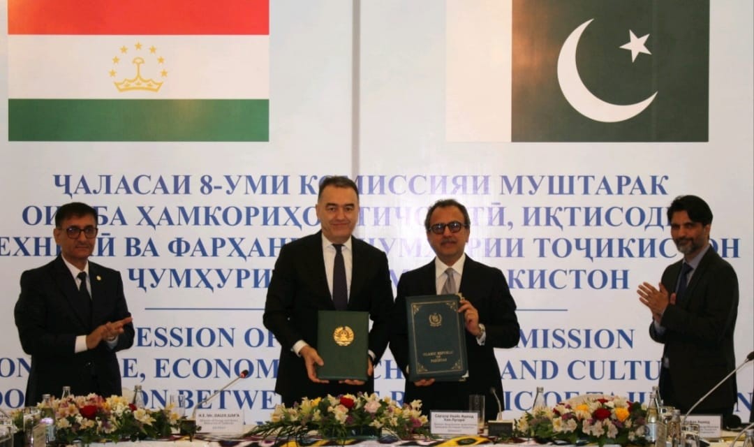 Pakistan and Tajikistan