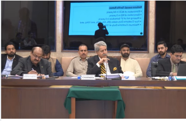 ٹیرف اصلاحات کو مرحلہ وار نافذ کیا جائے، نادہندہ آئل مارکیٹنگ کمپنی کی جانب سےلیوی کی تیس دن تک ادائیگی نہ ہونے کی صورت میں پیٹرولیم مصنوعات کی فراہمی خودکار طور پر معطل کر دی جائے، قائمہ کمیٹی برائے خزانہ