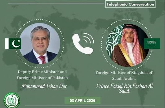 Ishaq Dar's telephone conversation with Saudi Foreign Minister