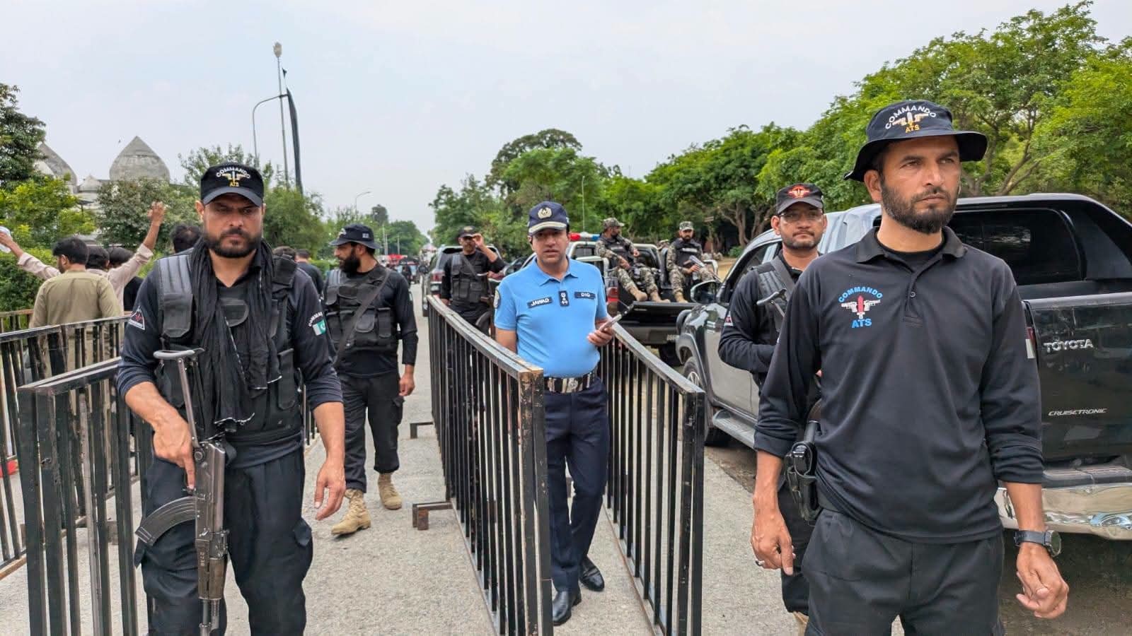 ڈی آئی جی اسلام آباد محمد جواد طارق کا 9 ویں محرم الحرام کے مرکزی جلوس کے سکیورٹی انتظامات کا معائنہ