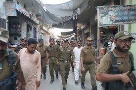 چیچہ وطنی، ڈی پی او ساہیوال کا علاقہ تھانہ سٹی میں محرم الحرام کے جلوس کے روٹ کا دورہ