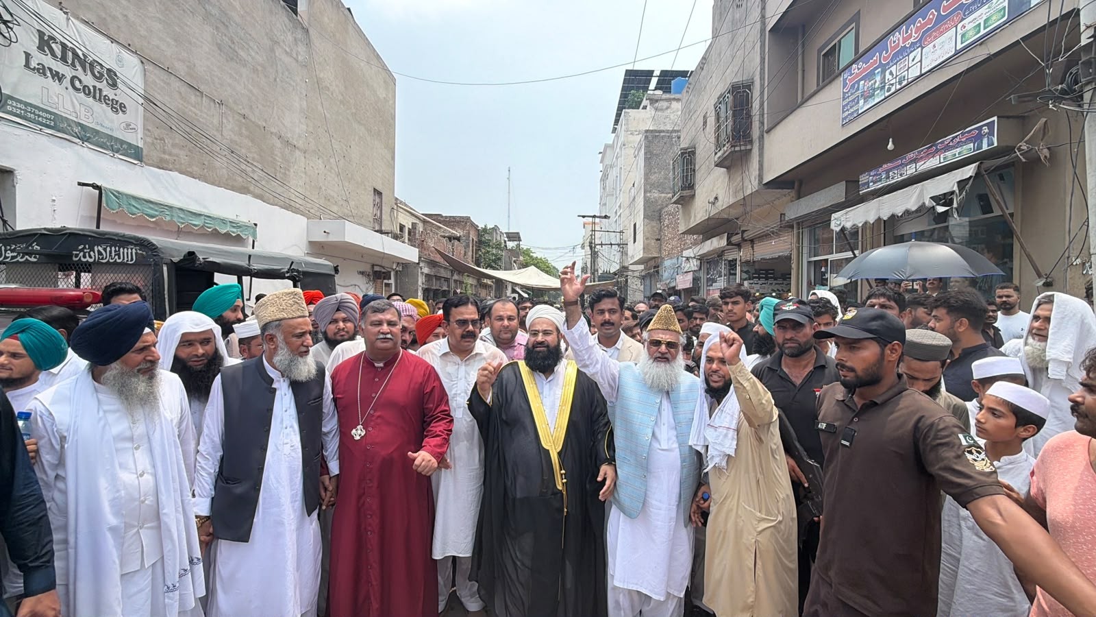 قومی پیغامِ امن کمیٹی کا فاروق آباد شیخوپورہ کا دورہ