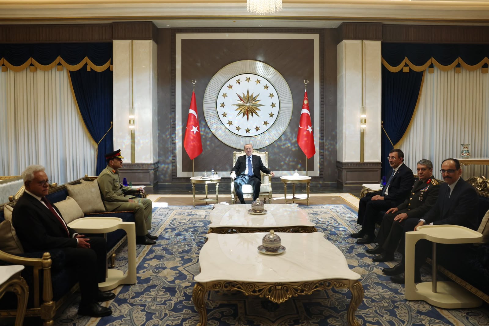 Field Marshal Asim Munir, Recep Tayyip Erdogan,