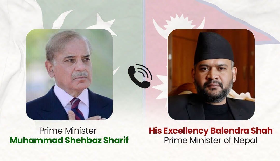 وزیراعظم شہباز شریف کا نیپالی ہم منصب کو ٹیلی فون، مشکل کی گھڑی میں ہرممکن تعاون اور امداد کی پیشکش