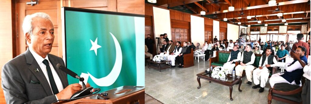 گورنر سندھ کا این جے وی اسکول کا دورہ