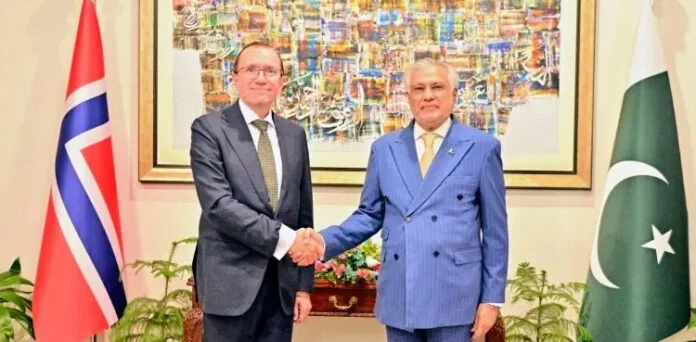 ناروے کے وزیر خارجہ کی دفتر خارجہ آمد