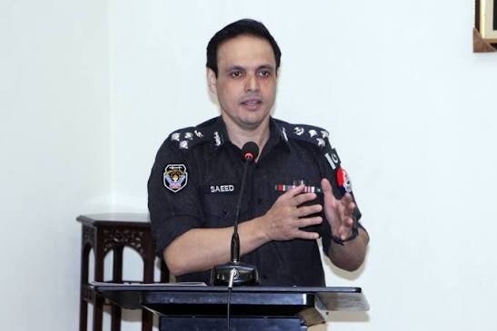 سی سی پی او پشاور ڈاکٹر میاں سعید احمد