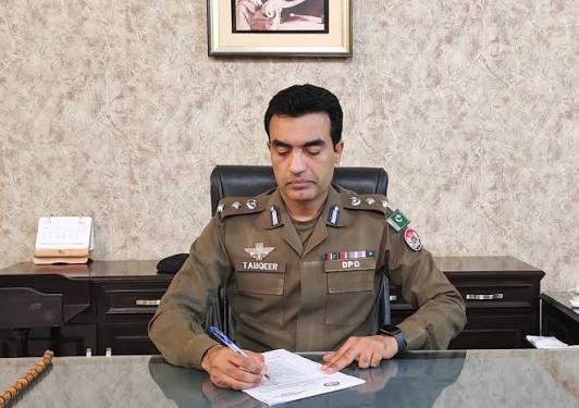 ڈسٹرکٹ پولیس آفیسر سرگودھا توقیر محمد نعیم