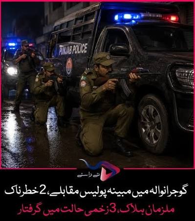 گوجرانوالہ،مختلف علاقوں میں 5 پولیس مقابلے