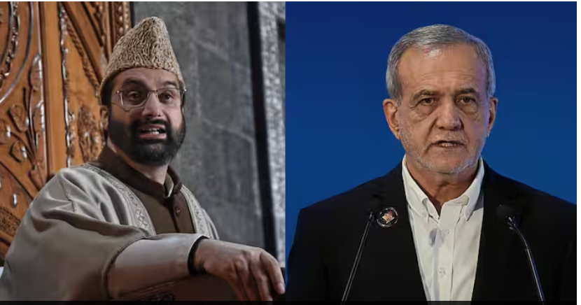نئی دہلی ،میرواعظ عمر فاروق کی ایرانی صدر مسعود پزشکیان سے ملاقات