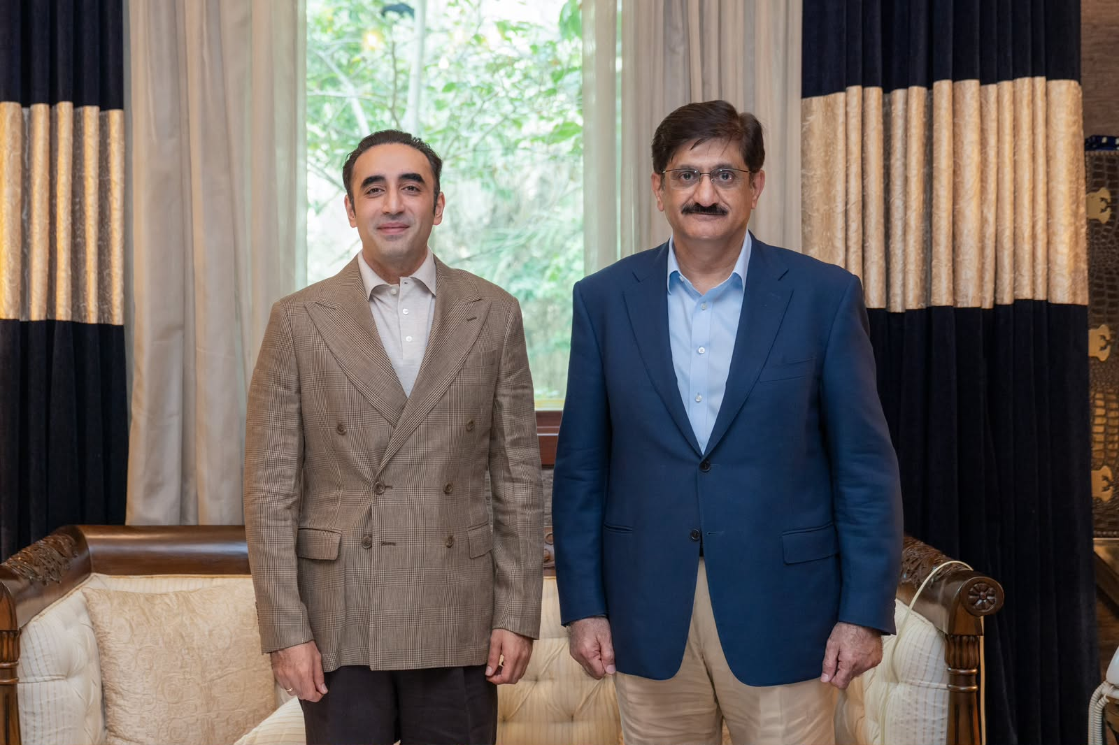 پاکستان پیپلزپارٹی کے چیئرمین بلاول بھٹو زرداری سے سندھ کے وزیراعلی سید مراد علی شاہ کی ملاقات