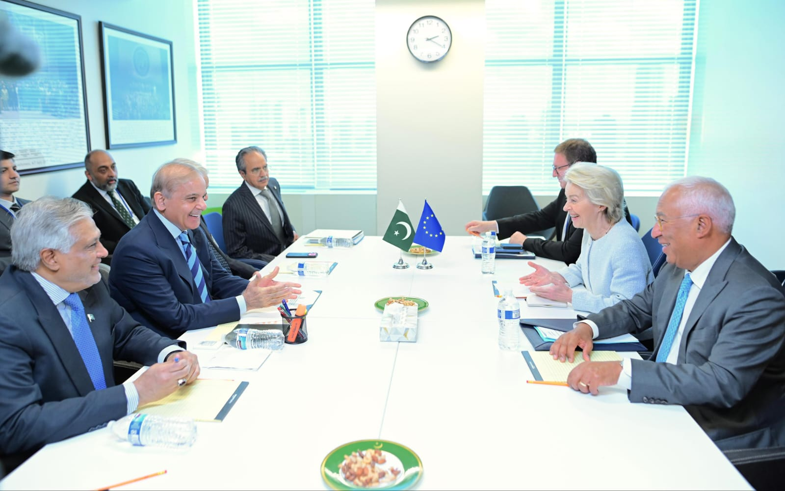وزیراعظم شہباز شریف کی یورپی کونسل اور یورپی کمیشن کے صدور سے ملاقات،وسیع البنیاد شراکت داری کو مزید مستحکم کرنے کے عزم کا اظہار