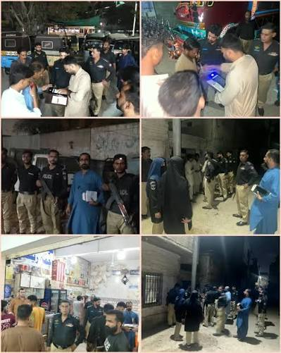 ڈسٹرکٹ سینٹرل پولیس کا تیموریہ کی حدود میں سرچ آپریشن، 3 افراد زیرِ حراست