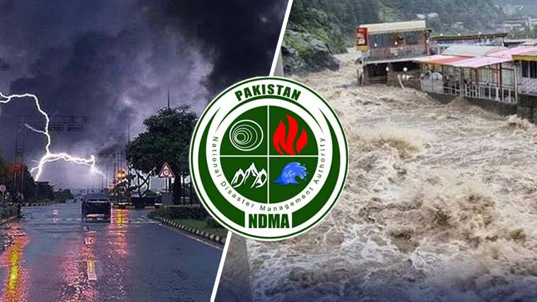 این ڈی ایم اے کا آئندہ2سے3 روز کے دوران ممکنہ سیلابی صورتحال کا الرٹ جاری