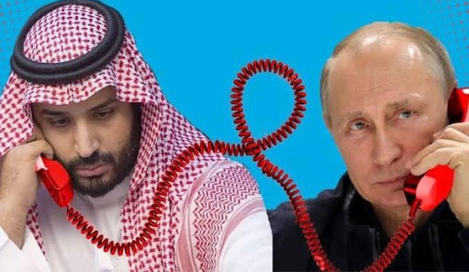 سعودی ولی عہد سے روسی صدر کا رابطہ
