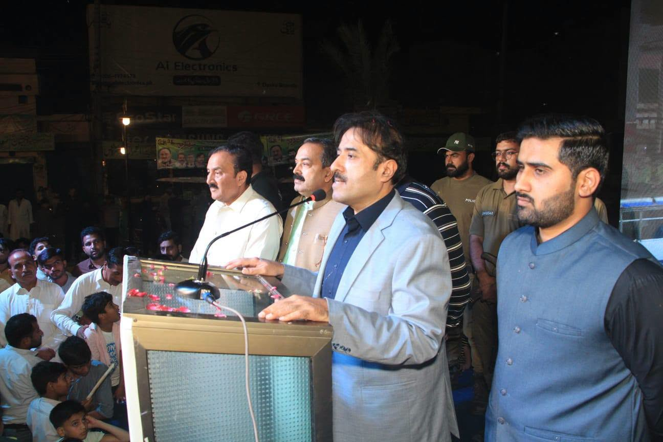 وزیر بلدیات پنجاب نے بینک روڈ ڈسکہ کا افتتاح کر دیا