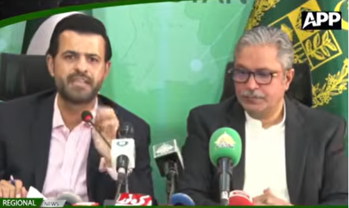 ریاست اور خیبر پختونخوا میں مسئلہ سیاست کا نہیں بلکہ امن و امان کا ہے،حکومت یا ریاست کو یرغمال بنانے کی اجازت نہیں دی جائے گی، اختیار ولی خان اوربیرسٹر دانیال چوہدری کی پریس کانفرنس