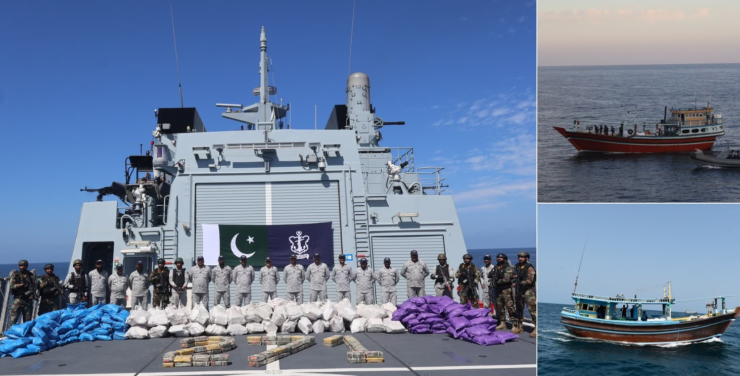 پاک بحریہ کی کھلے سمندر میں بڑی کارروائی