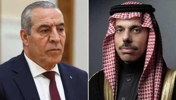 سعودی وزیر خارجہ اور فلسطینی نائب صدر کا ٹیلی فونک رابطہ