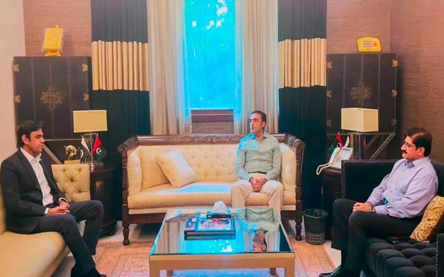 بلاول بھٹو زرداری سے چیف سیکریٹری سندھ آصف حیدر شاہ کی ملاقات