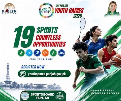 جہلم ،وزیر اعلیٰ پنجاب یوتھ گیمز 2026