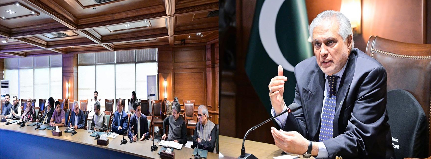نائب وزیراعظم و وزیر خارجہ سینیٹر محمد اسحاق ڈار