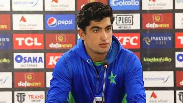 پاکستانی فاسٹ بولر نسیم شاہ نے کہا ہے