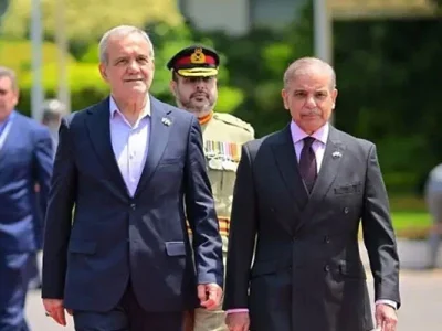 ایران کے صدر ڈاکٹر مسعود پزشکیان کے اعزاز میں استقبالیہ تقریب