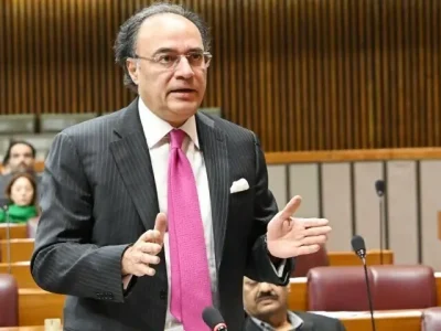Finance Minister Senator Muhammad Aurangzeb