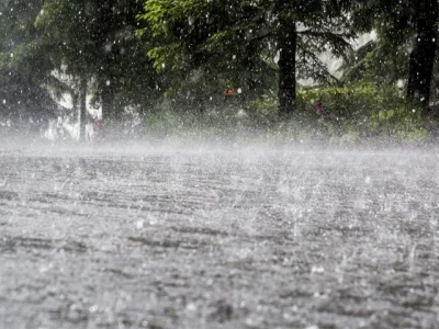 Heavy rain