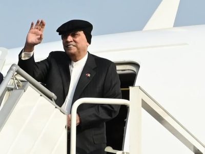 صدر مملکت آصف علی زرداری نجی دورے پر بیرون ملک روانہ